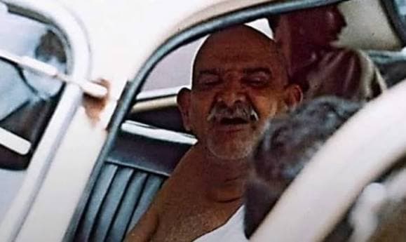 Baba drives the car